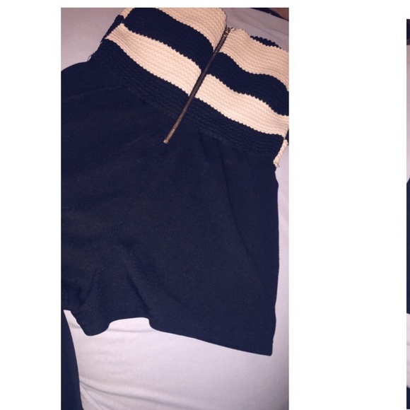 Black And white Romper - Picture 2 of 3